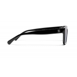 Chanel - Occhiali Quadrati da Sole - Nero Grigio - Chanel Eyewear