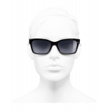 Chanel - Occhiali Quadrati da Sole - Nero Grigio - Chanel Eyewear