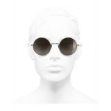 Chanel - Round Sunglasses - Gold Brown - Chanel Eyewear