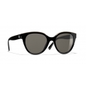 Chanel - Occhiali a Farfalla da Sole - Nero Beige Marrone - Chanel Eyewear