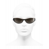 Chanel - Occhiali Cat Eye da Sole - Nero Beige Marrone - Chanel Eyewear