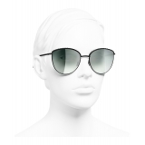 Chanel - Occhiali Modello Pantos da Sole - Nero Verde Specchiato - Chanel Eyewear