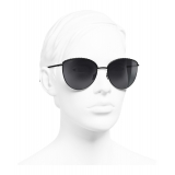 Chanel - Occhiali Modello Pantos da Sole - Nero Grigio - Chanel Eyewear