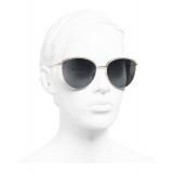 Chanel - Occhiali Modello Pantos da Sole - Oro Grigio - Chanel Eyewear