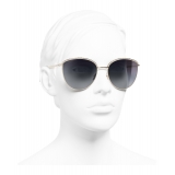 Chanel - Occhiali Modello Pantos da Sole - Oro Grigio Graduato - Chanel Eyewear
