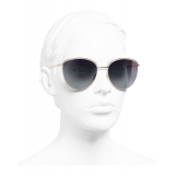 Chanel - Pantos Sunglasses - Gold Gray Gradient - Chanel Eyewear