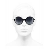 Chanel - Round Sunglasses - Black Gray - Chanel Eyewear