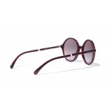 Chanel - Round Sunglasses - Red Burgundy - Chanel Eyewear