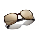 Chanel - Square Sunglasses - Dark Tortoise Gold - Chanel Eyewear