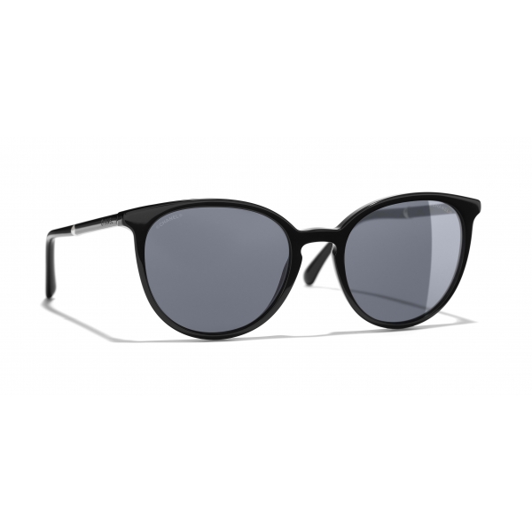 Chanel - Butterfly Sunglasses - Black Gray - Chanel Eyewear