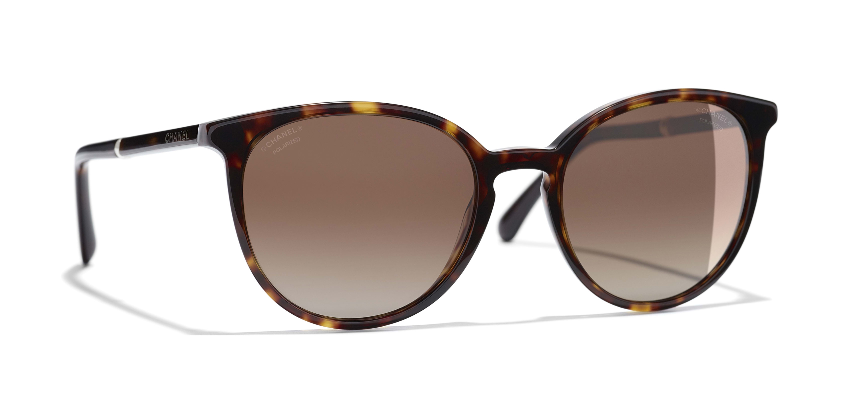 Chanel - Butterfly Sunglasses - Dark Brown Gray - Chanel Eyewear - Avvenice