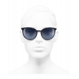 Chanel - Butterfly Sunglasses - Blue - Chanel Eyewear