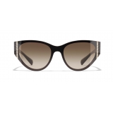 Chanel - Cat Eye Sunglasses - Brown - Chanel Eyewear