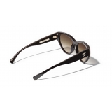 Chanel - Cat Eye Sunglasses - Brown - Chanel Eyewear