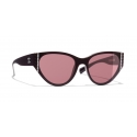 Chanel - Cat Eye Sunglasses - Burgundy - Chanel Eyewear