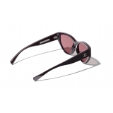 Chanel - Cat Eye Sunglasses - Burgundy - Chanel Eyewear