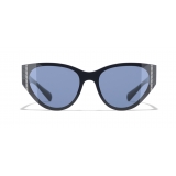 Chanel - Cat Eye Sunglasses - Dark Blue - Chanel Eyewear