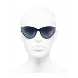 Chanel - Occhiali Cat Eye da Sole - Blu Scuro - Chanel Eyewear