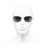 Chanel - Occhiali Rettangolari da Sole - Oro Grigio - Chanel Eyewear