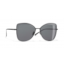 Chanel - Butterfly Sunglasses - Black Gray - Chanel Eyewear