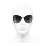 Chanel - Butterfly Sunglasses - Black Gray - Chanel Eyewear