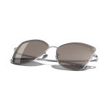 Chanel - Butterfly Sunglasses - Dark Silver Brown - Chanel Eyewear