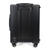 TecknoMonster - Automobili Lamborghini - Trolley - Kronos Titanium and Alcantara® Wheeled Suitcase - Black Carpet Collection
