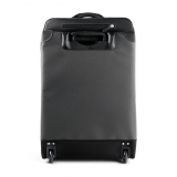 TecknoMonster - Automobili Lamborghini - Trolley - Kargot Wheeled Suitcase - Carbon Fibre and Titanium - Black Carpet Collection