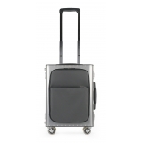 TecknoMonster - Kronos L Flap TecknoMonster - Steel - Aeronautical Titanium and Carbon Trolley Suitcase