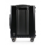 TecknoMonster - Kronos L Flap TecknoMonster - Black - Aeronautical Titanium and Carbon Trolley Suitcase
