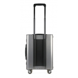 TecknoMonster - Kronos L Flap TecknoMonster - Steel - Aeronautical Titanium and Carbon Trolley Suitcase