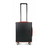 TecknoMonster - Kronos L TecknoMonster - Black - Aeronautical Titanium Trolley Suitcase