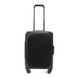 TecknoMonster - Davis Kripto Laggage Cabin L Flap in Carbon Fiber - Aeronautical Carbon Trolley Suitcase