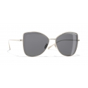 Chanel - Butterfly Sunglasses - Gold Gray - Chanel Eyewear