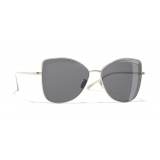 Chanel - Butterfly Sunglasses - Gold Gray - Chanel Eyewear