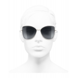 Chanel - Butterfly Sunglasses - Gold Gray - Chanel Eyewear