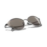 Chanel - Cat Eye Sunglasses - Dark Silver Brown - Chanel Eyewear