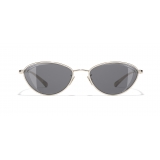 Chanel - Cat Eye Sunglasses - Gold Gray - Chanel Eyewear