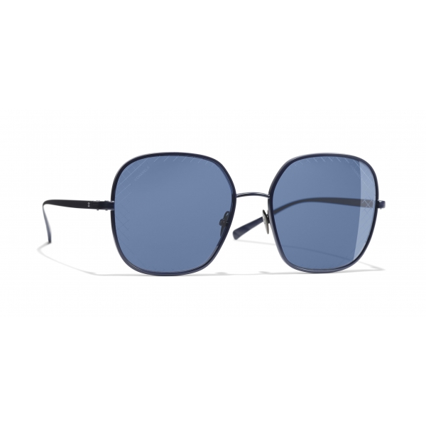 Chanel - Square Sunglasses - Blue - Chanel Eyewear