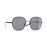 Chanel - Occhiali Quadrati da Sole - Nero Grigio - Chanel Eyewear