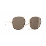 Chanel - Square Sunglasses - Gold Brown - Chanel Eyewear