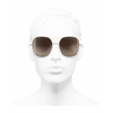 Chanel - Square Sunglasses - Gold Brown - Chanel Eyewear