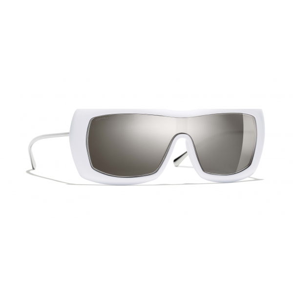 2000s Cavalli White Shield Wrap Sunglasses Women AUGIA 250s - Etsy