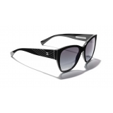 Chanel - Butterfly Sunglasses - Black Gray - Chanel Eyewear