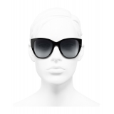 Chanel - Butterfly Sunglasses - Black Gray - Chanel Eyewear