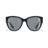 Chanel - Butterfly Sunglasses - Dark Green Gray - Chanel Eyewear
