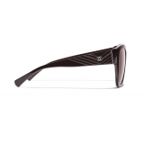 Chanel - Butterfly Sunglasses - Burgundy - Chanel Eyewear