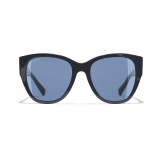 Chanel - Occhiali a Farfalla da Sole - Blu Scuro - Chanel Eyewear