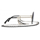 Chanel - Occhiali Rotondi da Sole - Oro Grigio - Chanel Eyewear