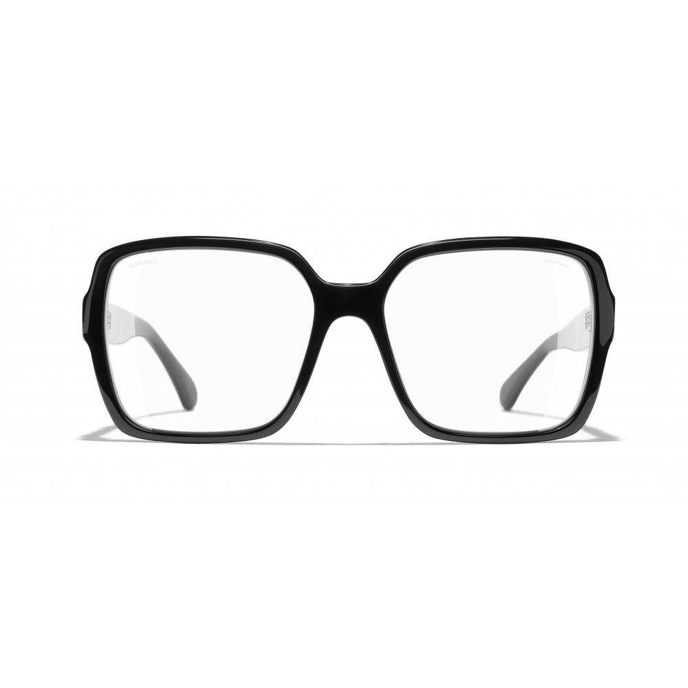 Chanel - Square Sunglasses - Black Transparent - Chanel Eyewear